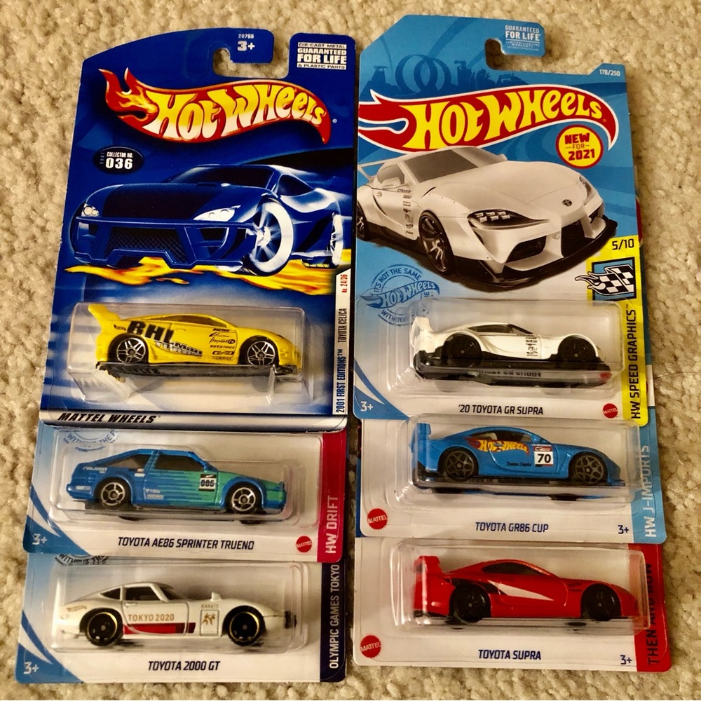 Hot Wheels JDM Toyota Cars (6)